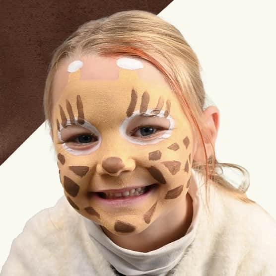 tuto maquillage enfant girafe