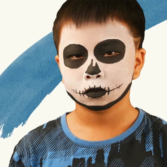 tuto enfant maquillage squelette