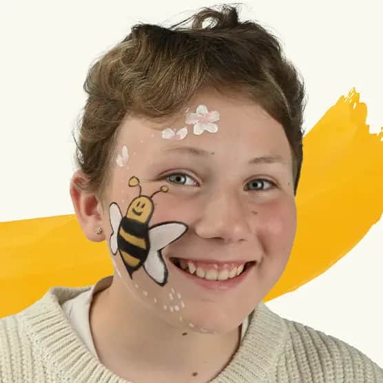 tutoriel maquillage abeille enfant