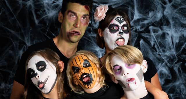 tuto maquillage halloween famille