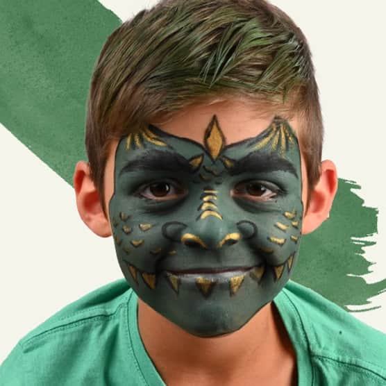 tuto maquillage enfant dragon