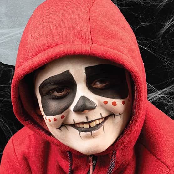 tuto maquillage enfant squelette mexicain
