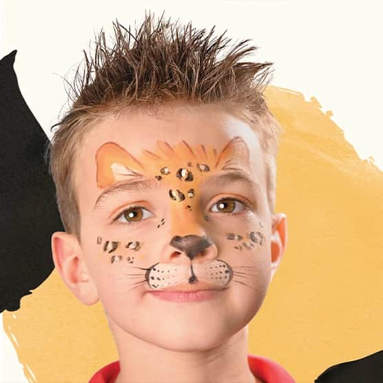 tuto maquillage léopard enfant