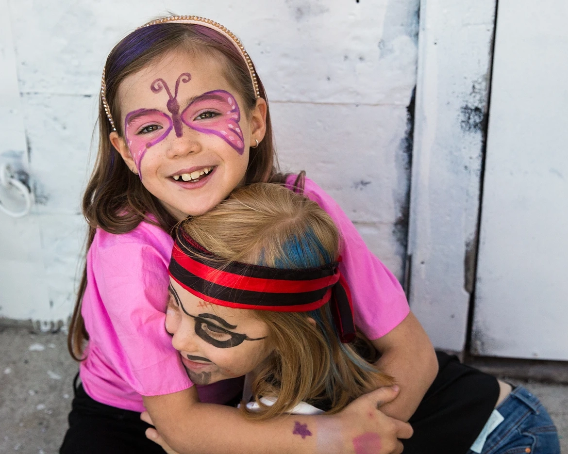 Organic children's make-up tutorials