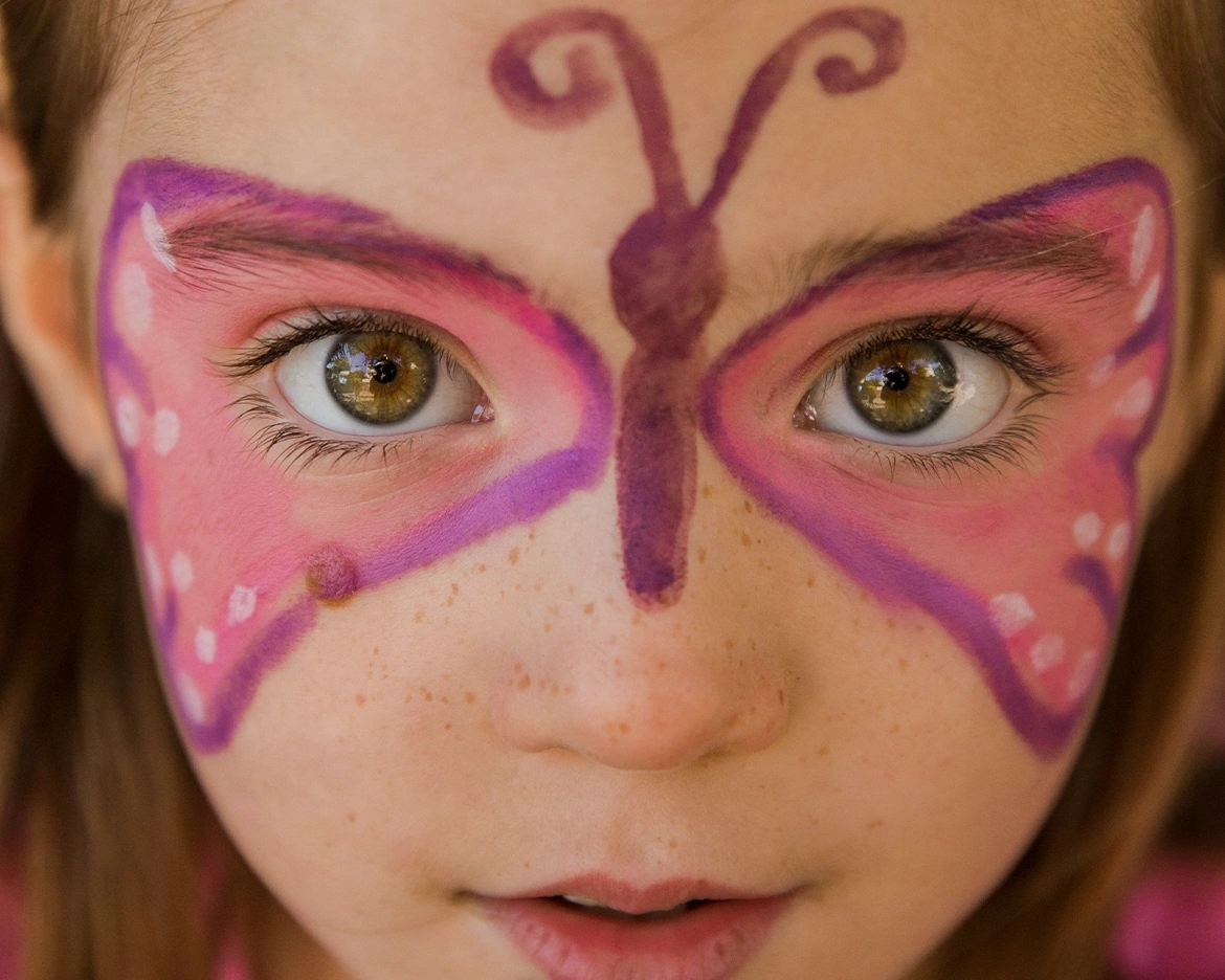 Organic butterfly makeup tutorial