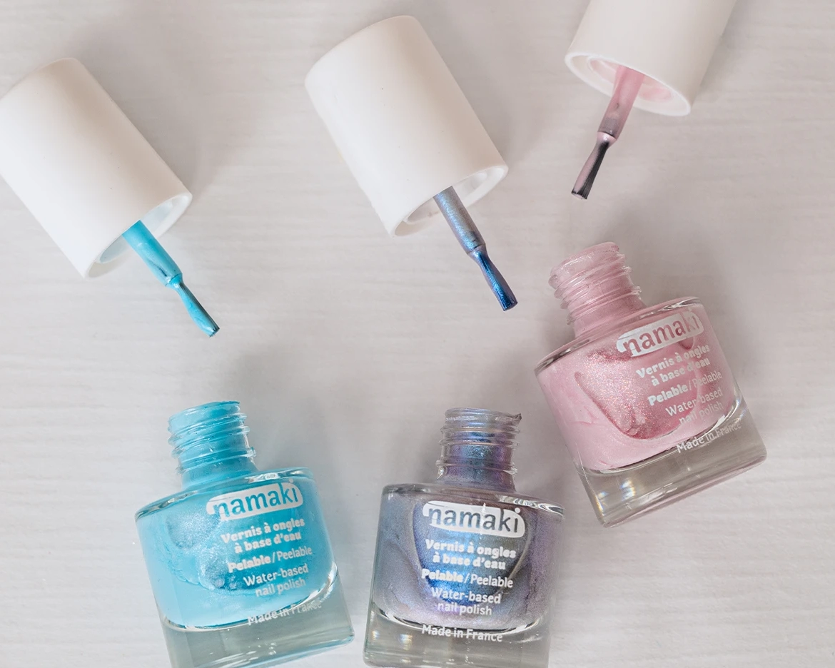 Set abziehbarer Nagellack auf Wasserbasis für Kinder