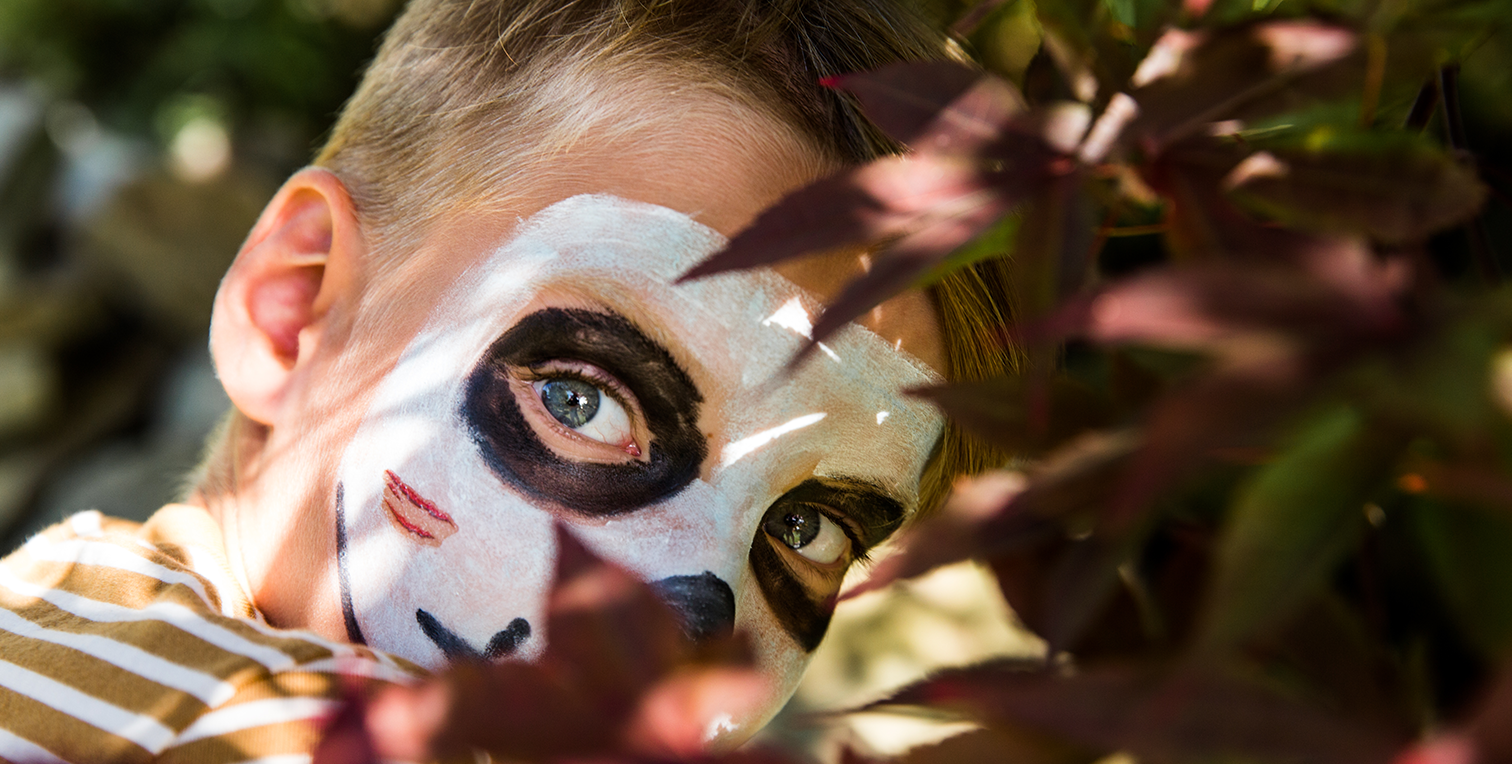 Halloween skeleton makeup