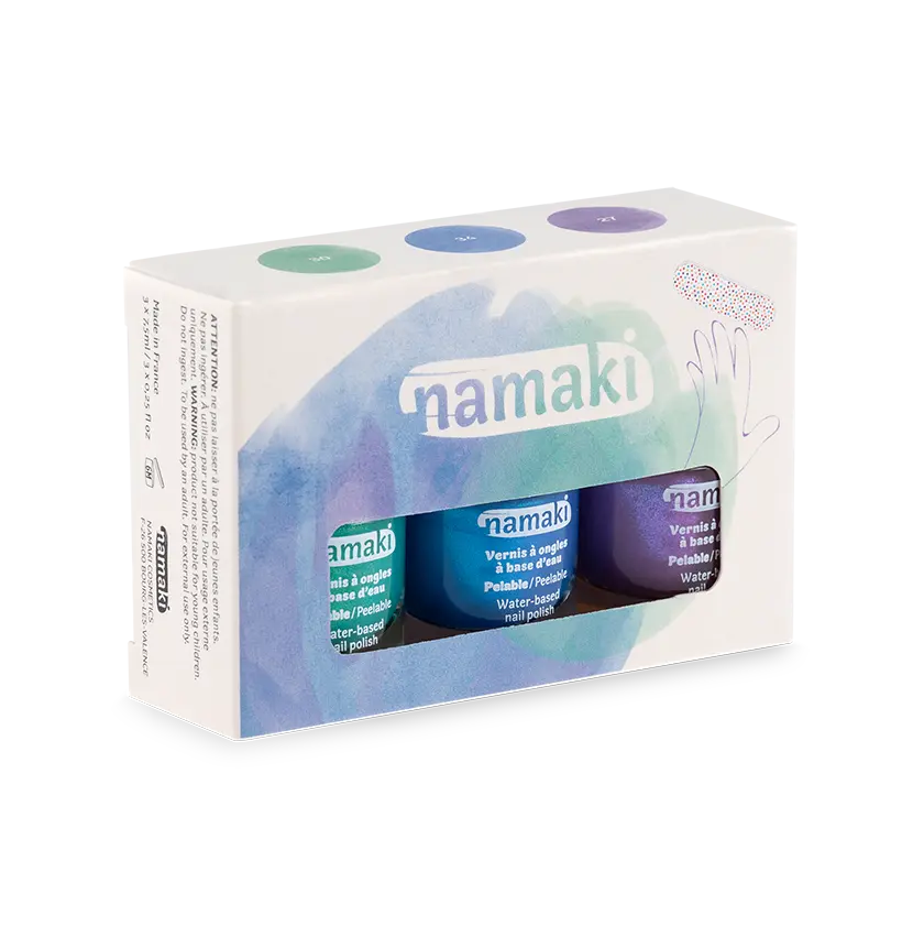 Coffret 3 vernis Aurore boréale