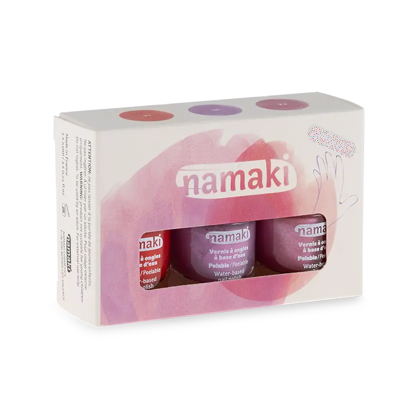 Coffret 3 vernis Rose éternelles
