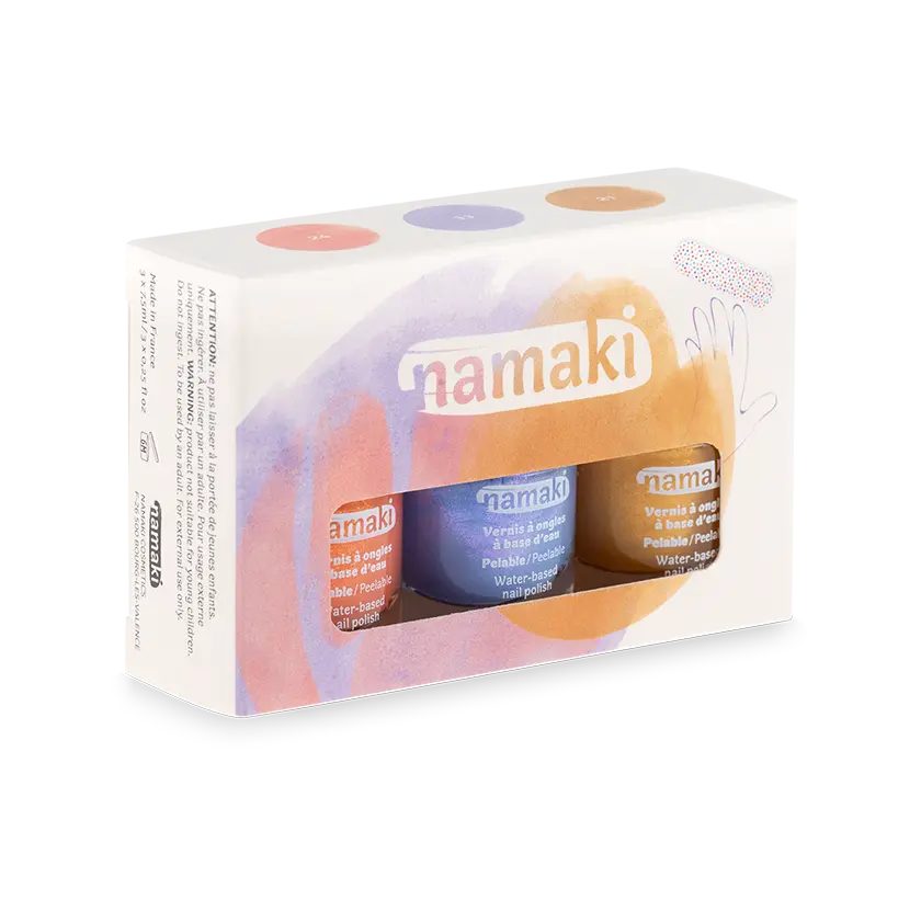 Coffret 3 vernis Soleil couchant