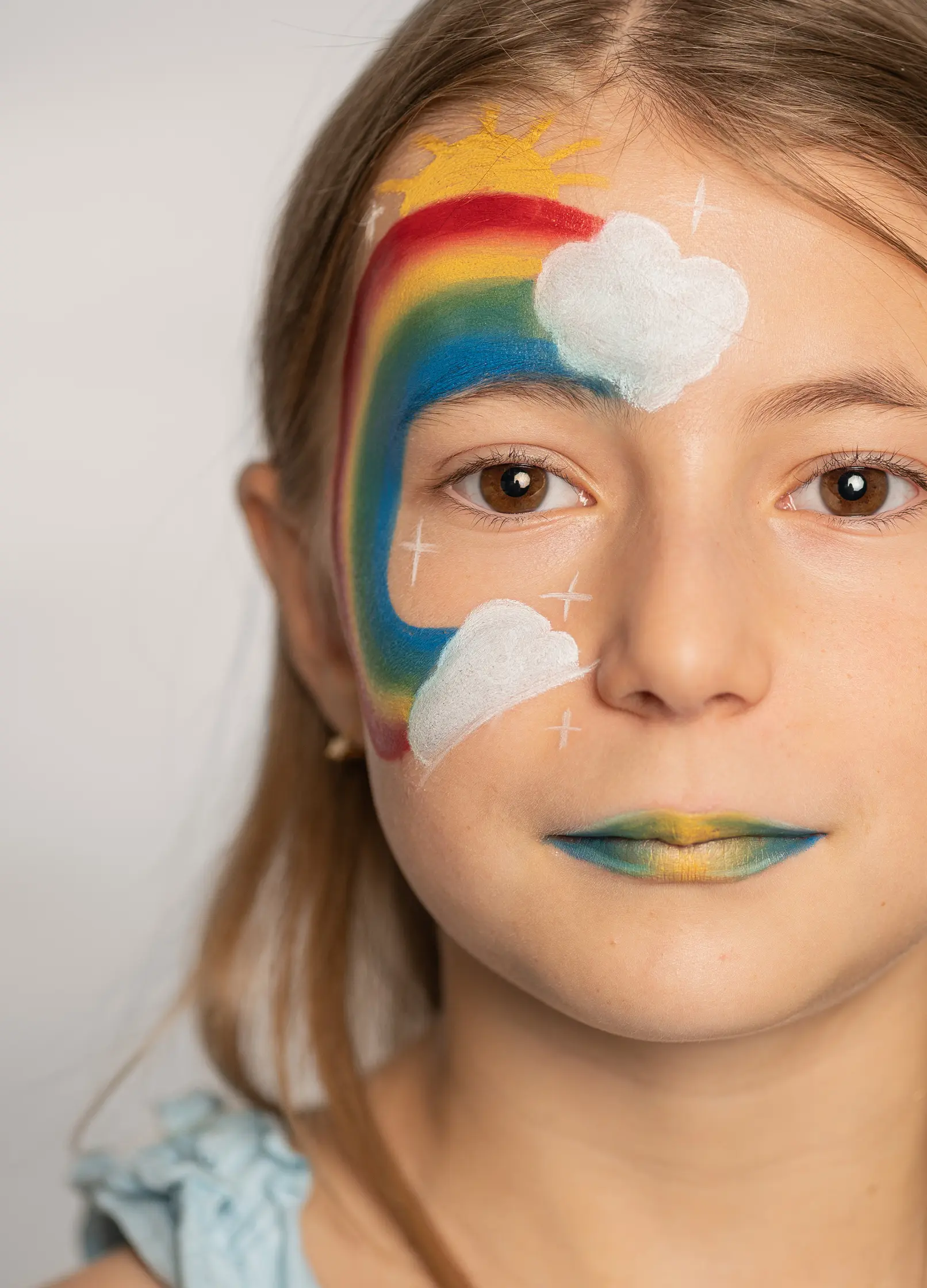 maquillage maquillage arc-en-ciel