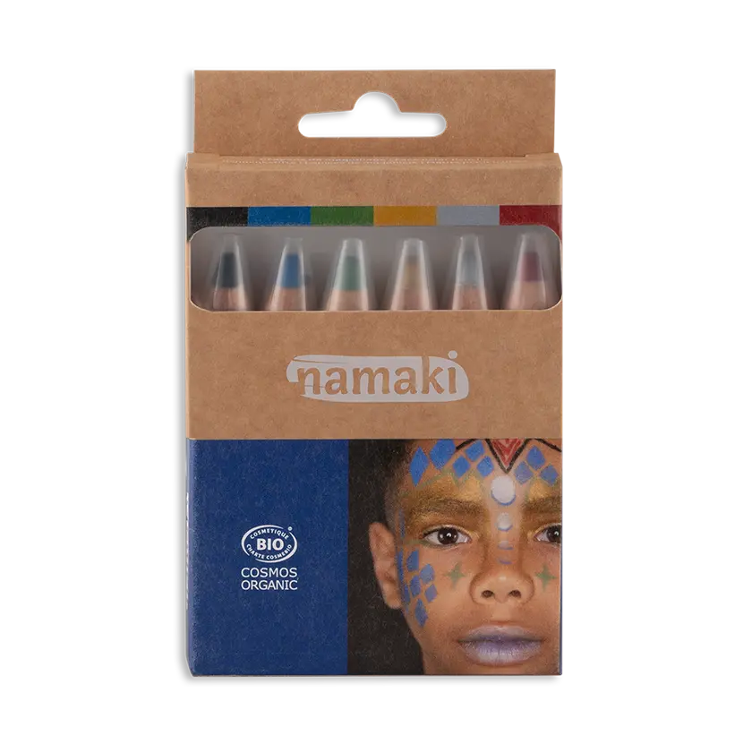 Crayon de maquillage 6 couleurs Mondes Intergalactiques