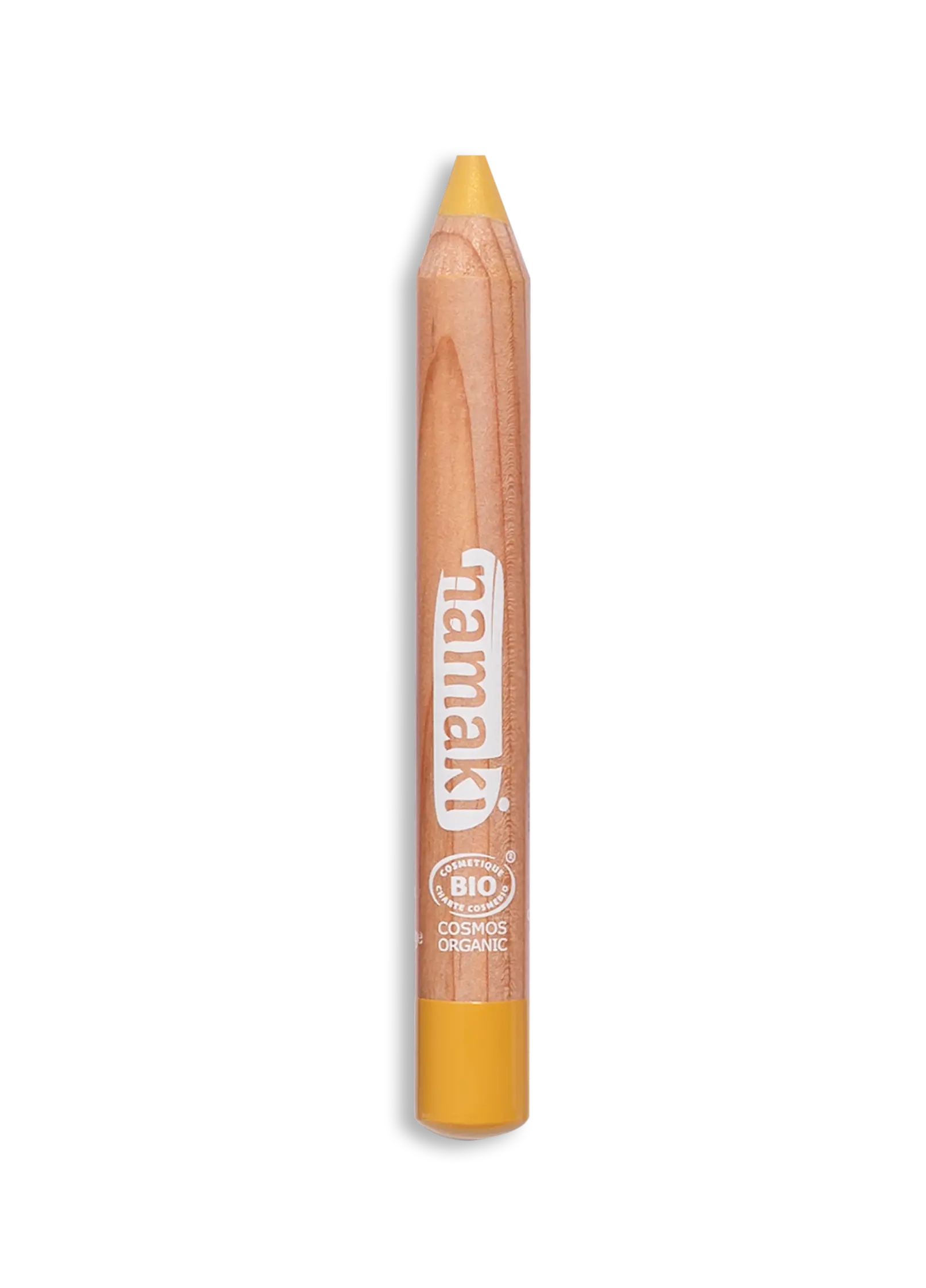 crayon de maquillage bio jaune