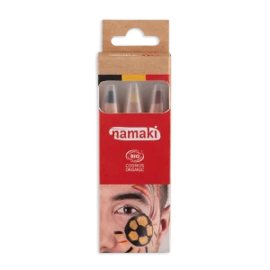 Crayon de maquillage Supporter Noir - jaune - rouge
