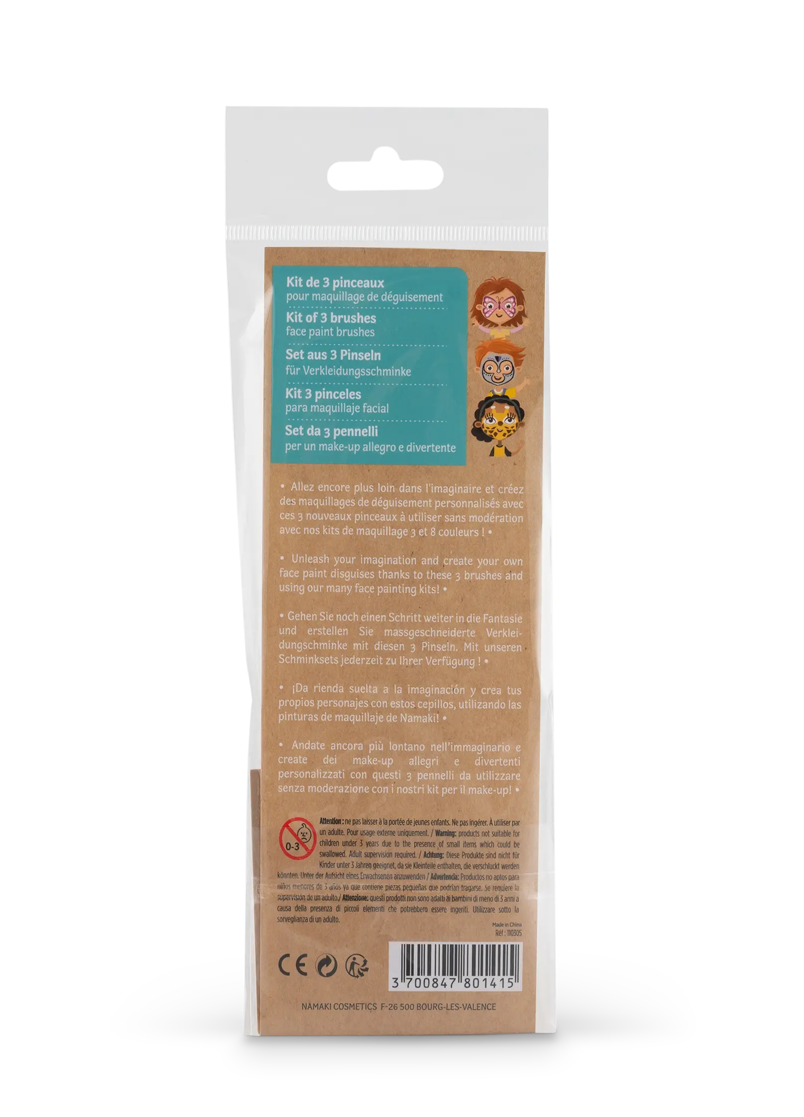 kits pinceaux de maquillage
