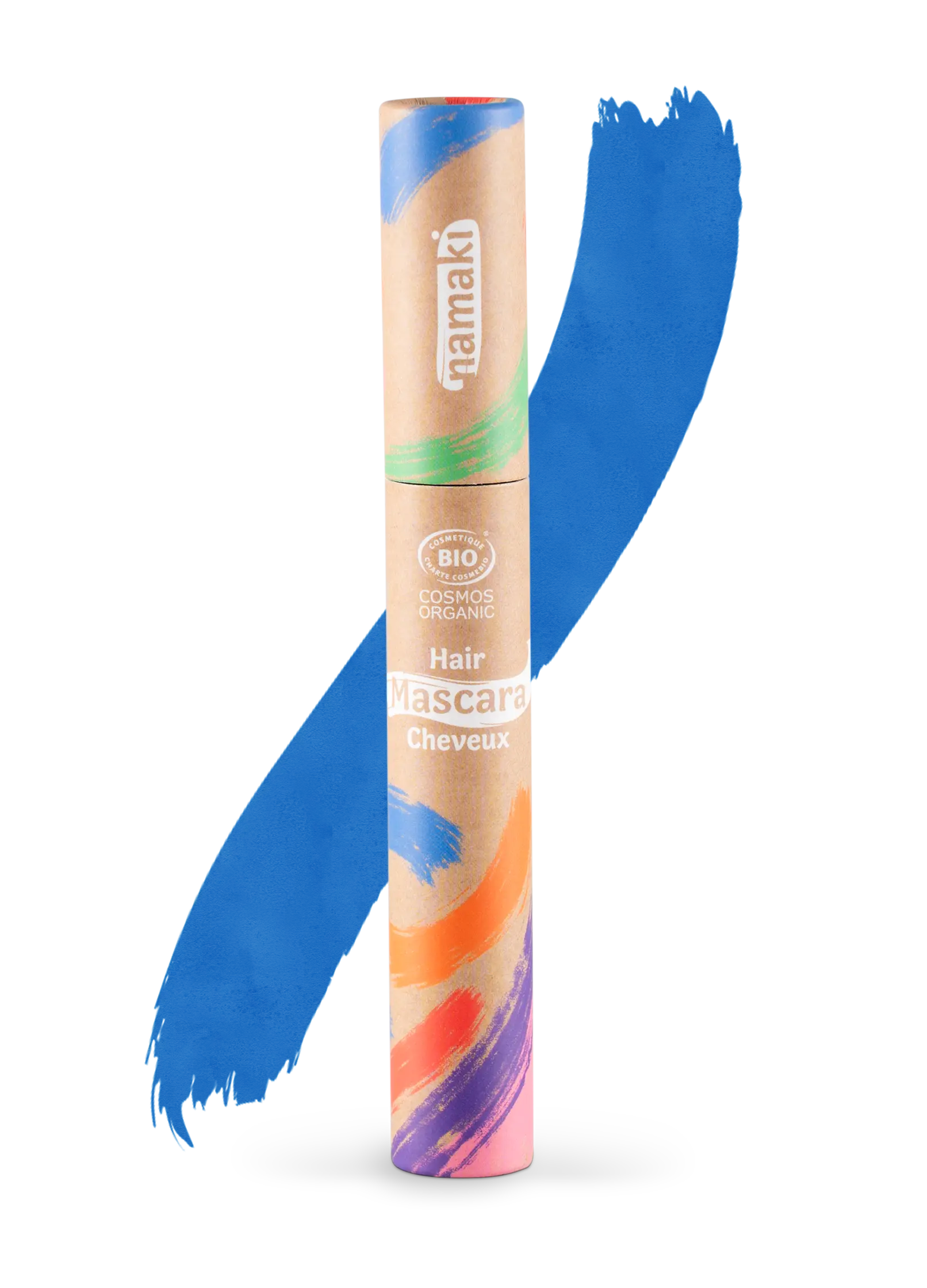 mascara cheveux bleu