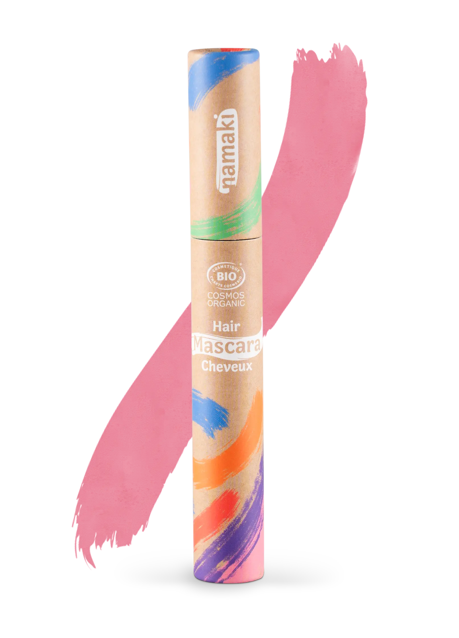 mascara cheveux rose