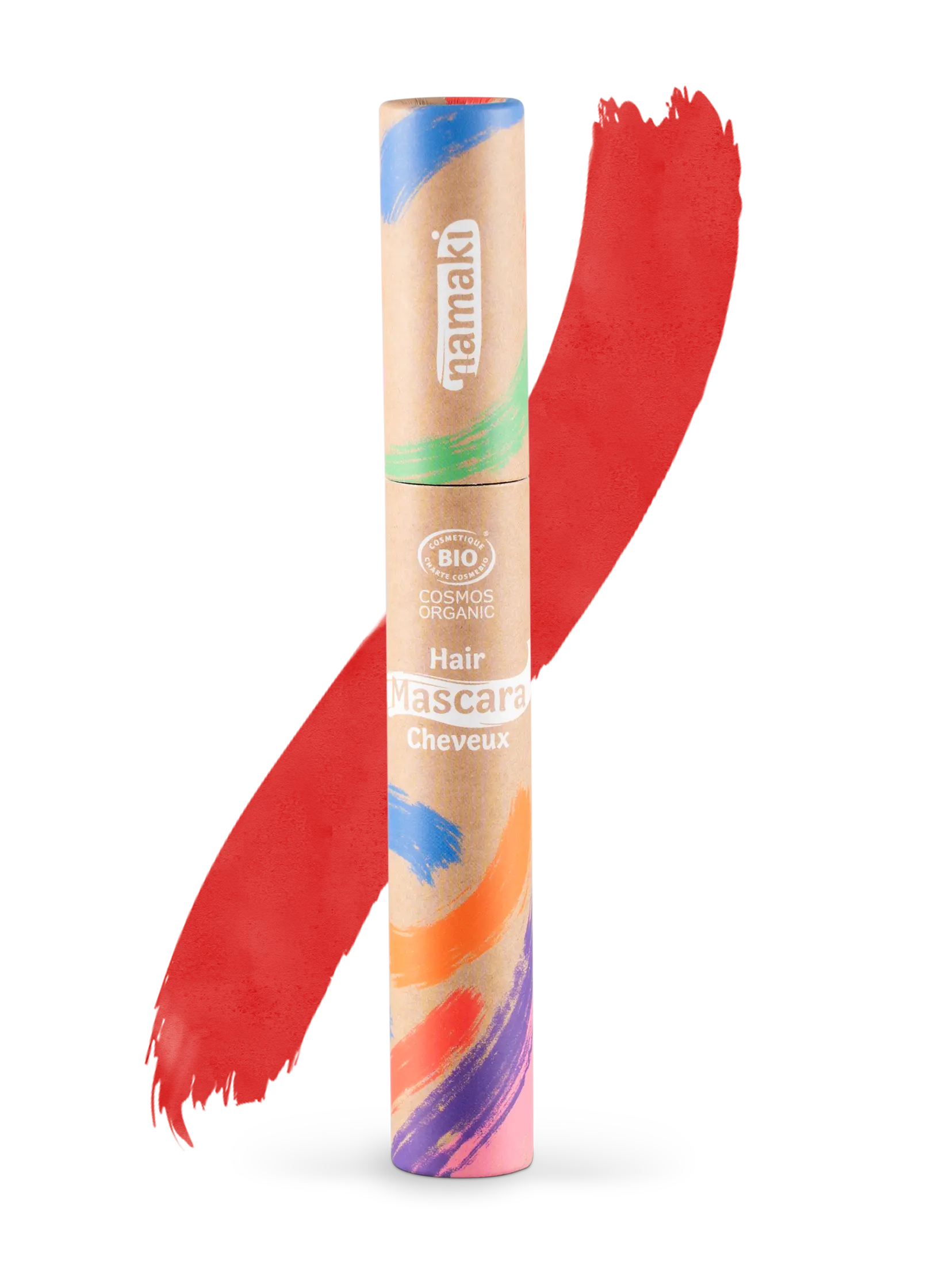 mascara cheveux rouge