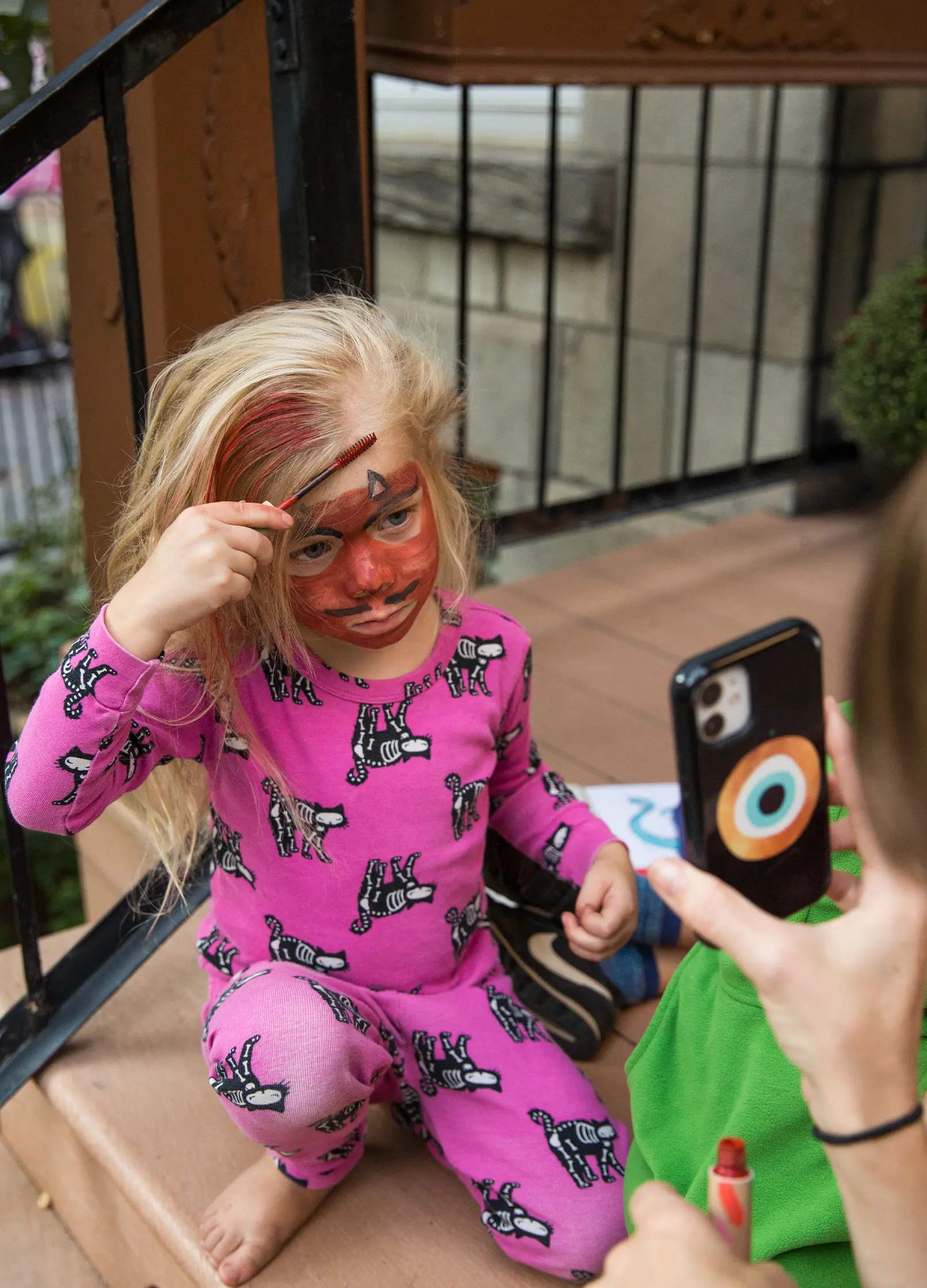 Maquillage diable pour enfant