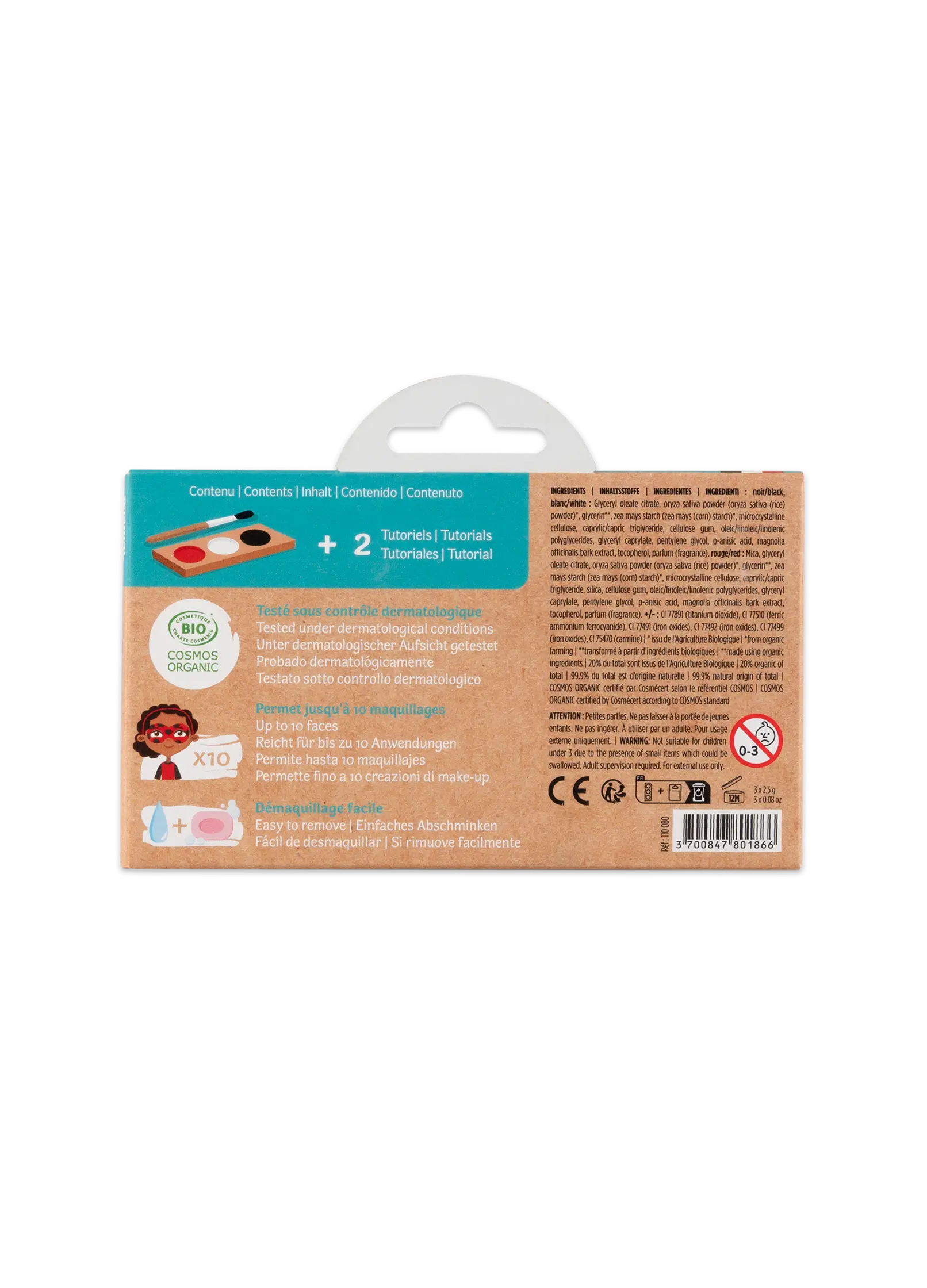 palette de maquillage coccinelle