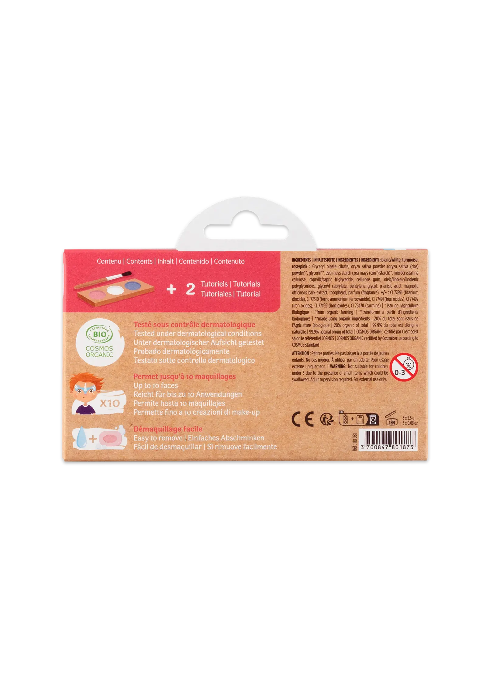 Maquillage bio pour enfant