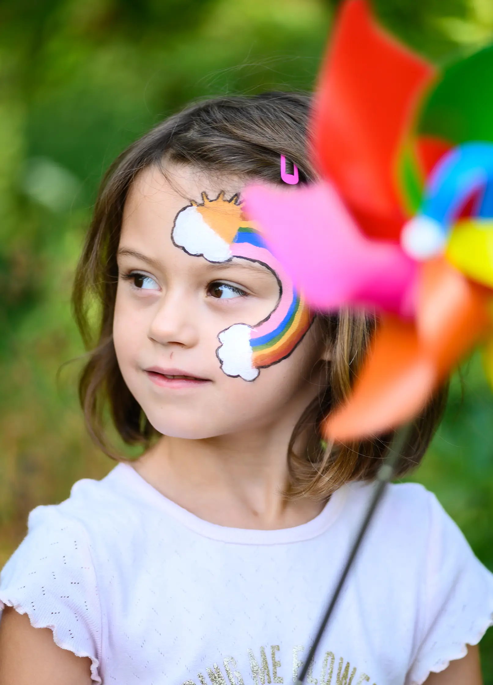 Tuto maquillage arc-en-ciel