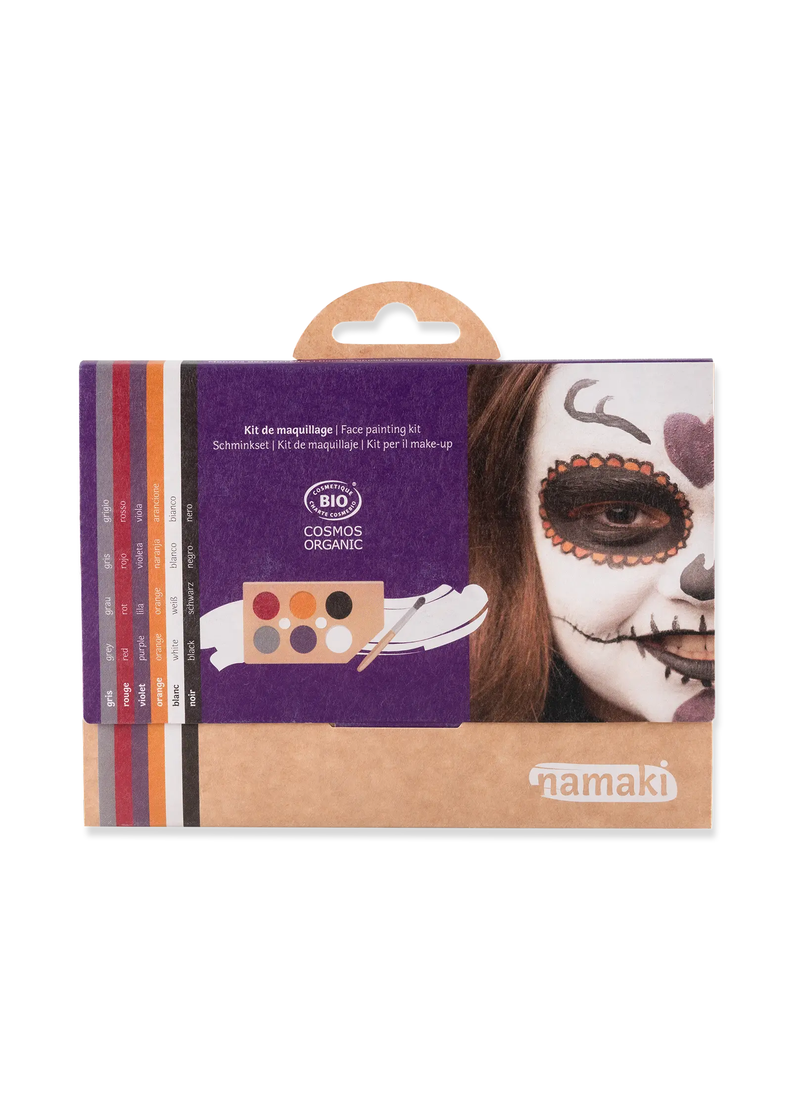 Maquillage squelette mexicain
