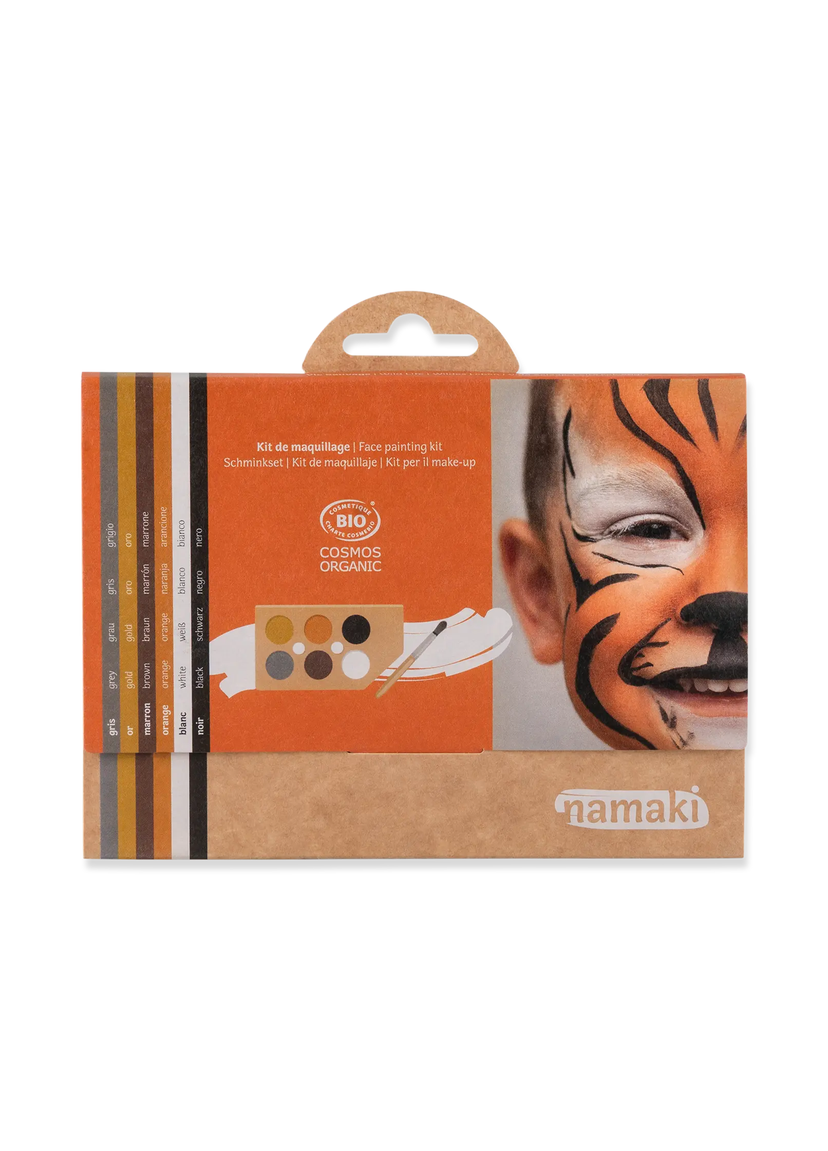 palette de maquillage bio enfant tigre