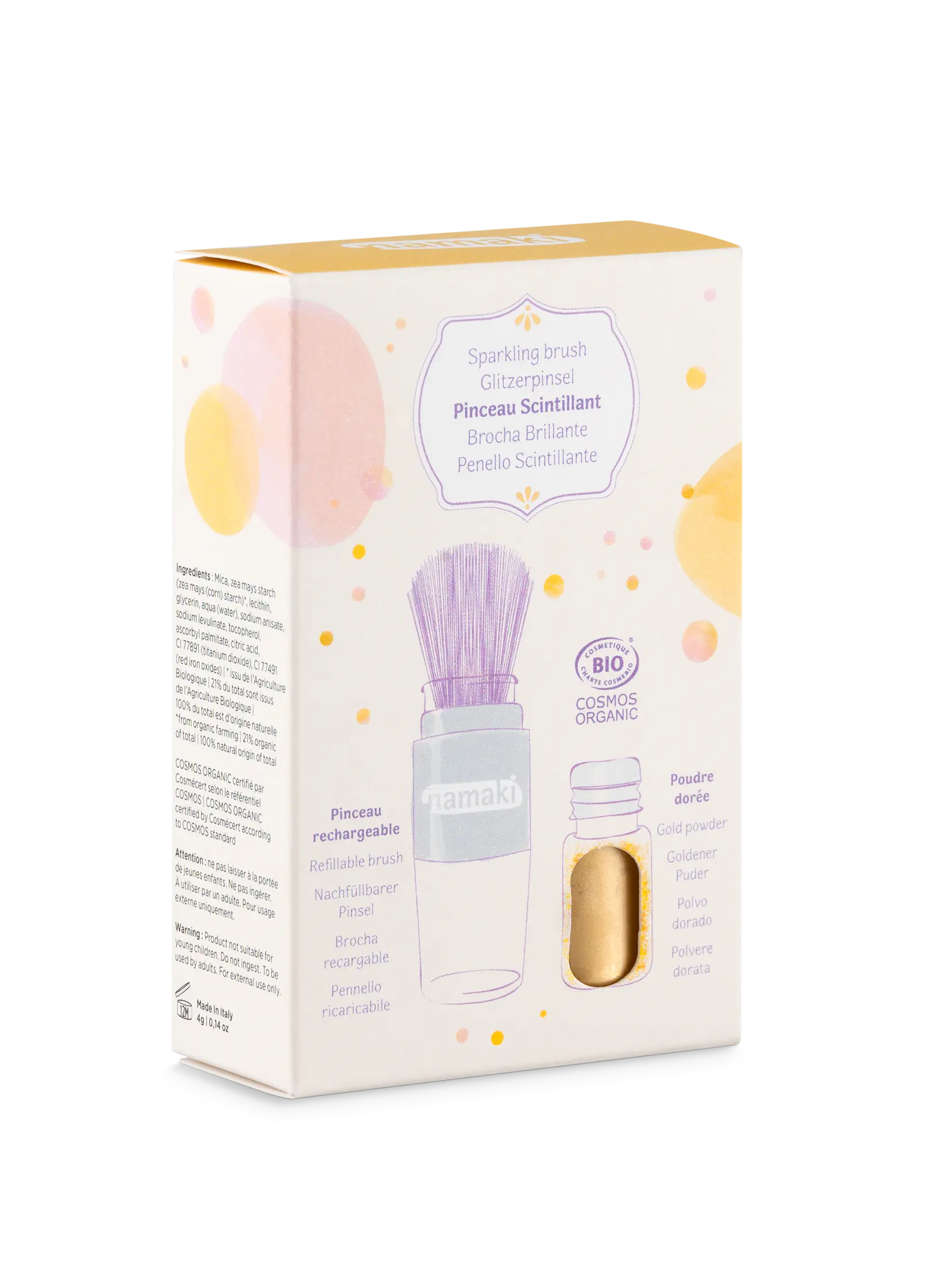 poudre scintillante bio enfant