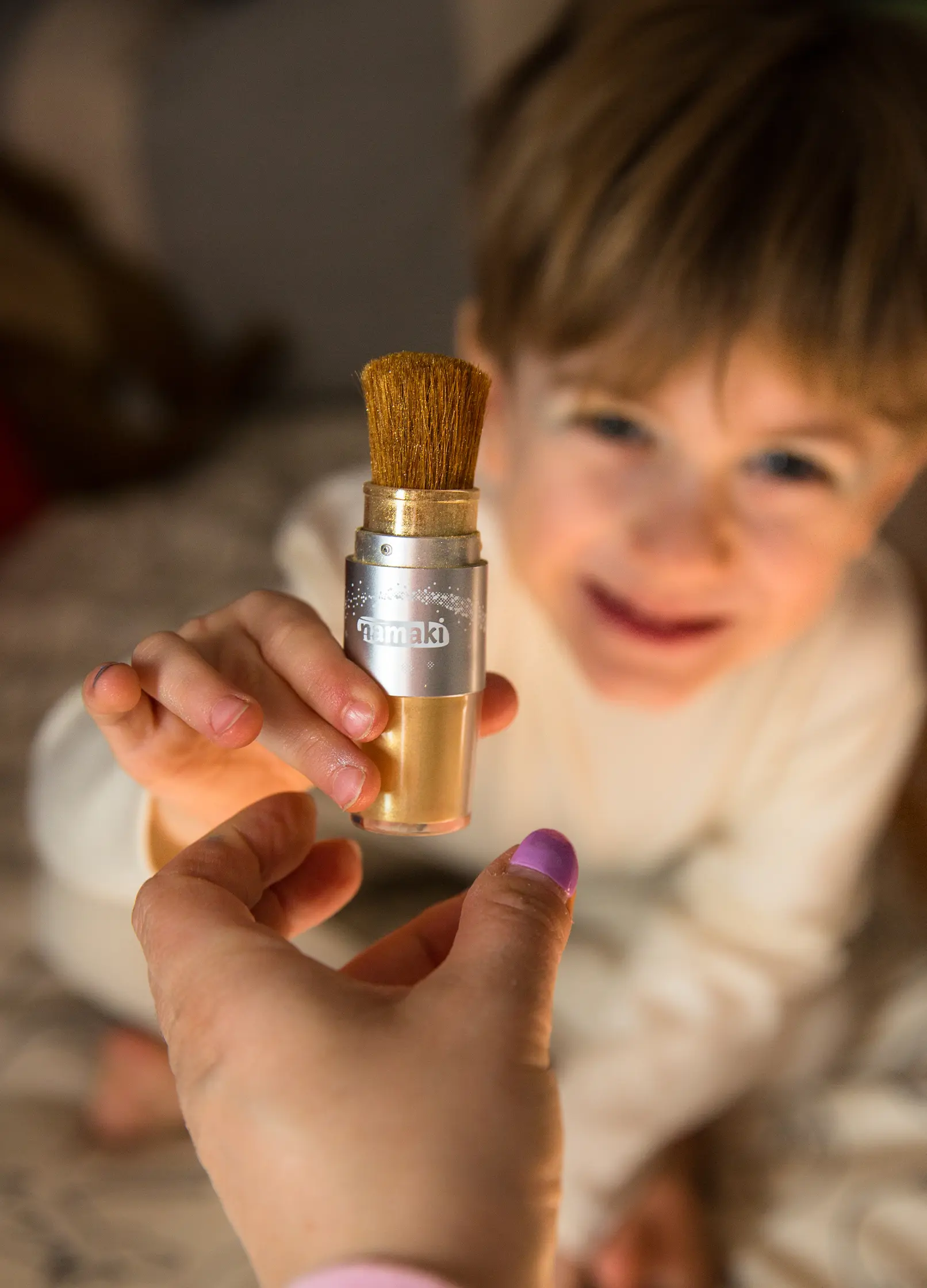 Pinceau magique paillettes bio cosmos