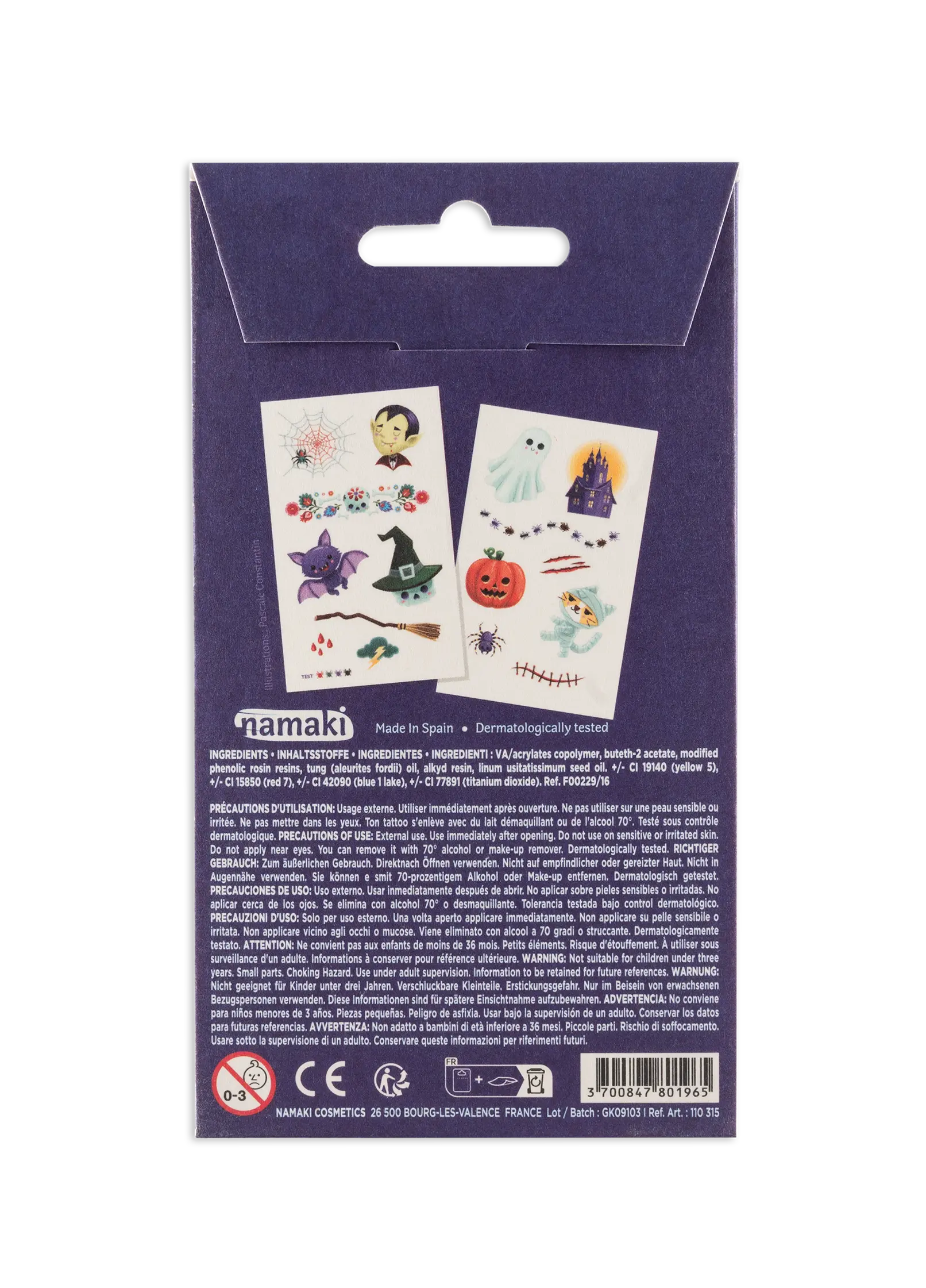 tatouage enfant horreur