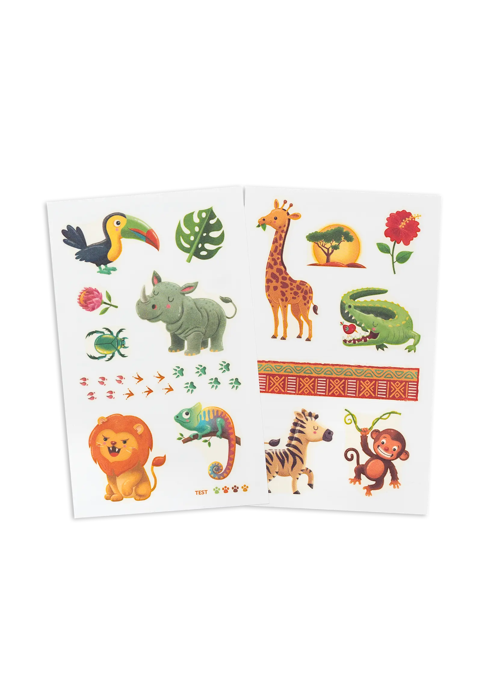 tatouage savane enfant