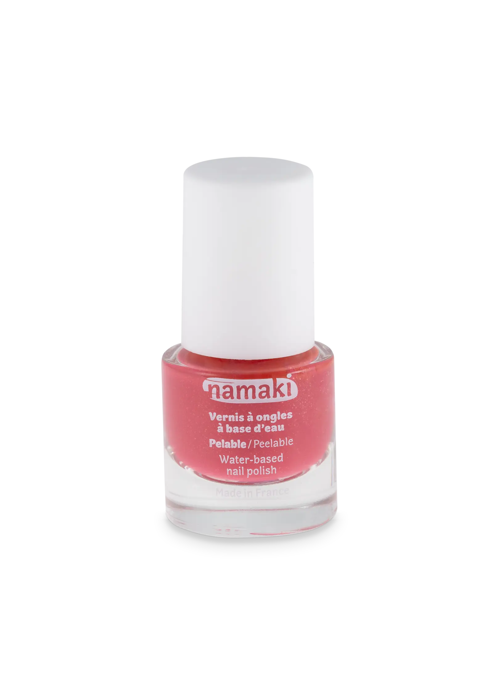 vernis à ongle base eau pelable enfant fuchsia