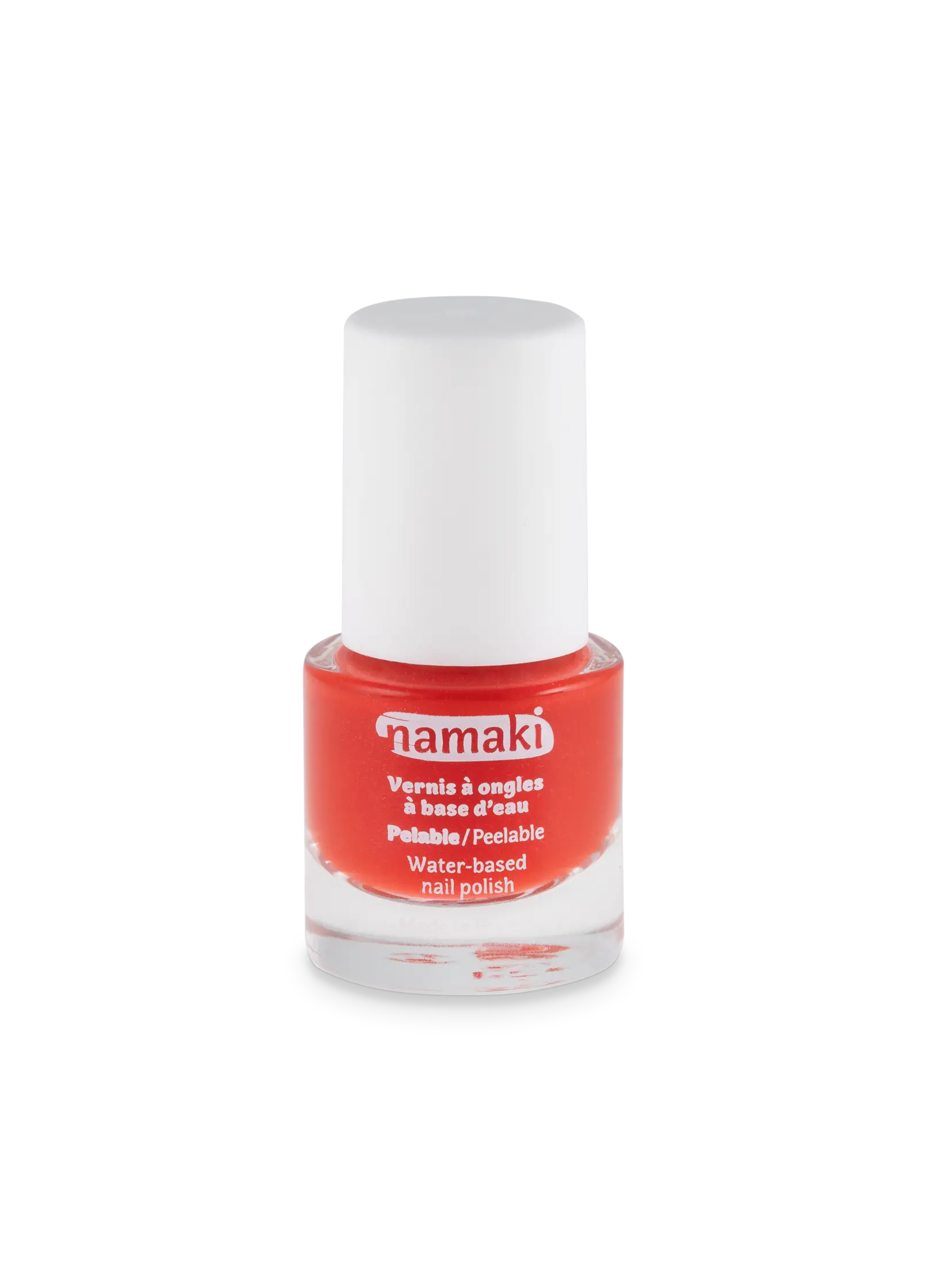 vernis à ongle base eau pelable enfant griotte