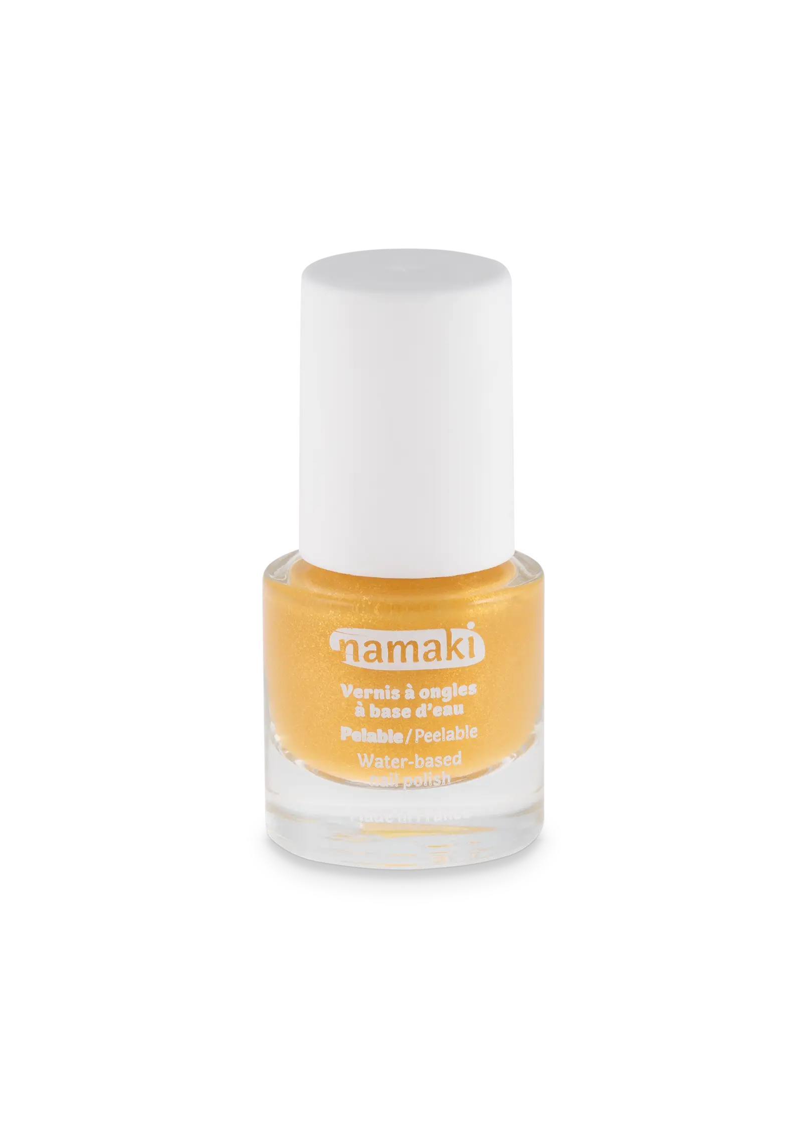 vernis à ongle base eau pelable enfant or