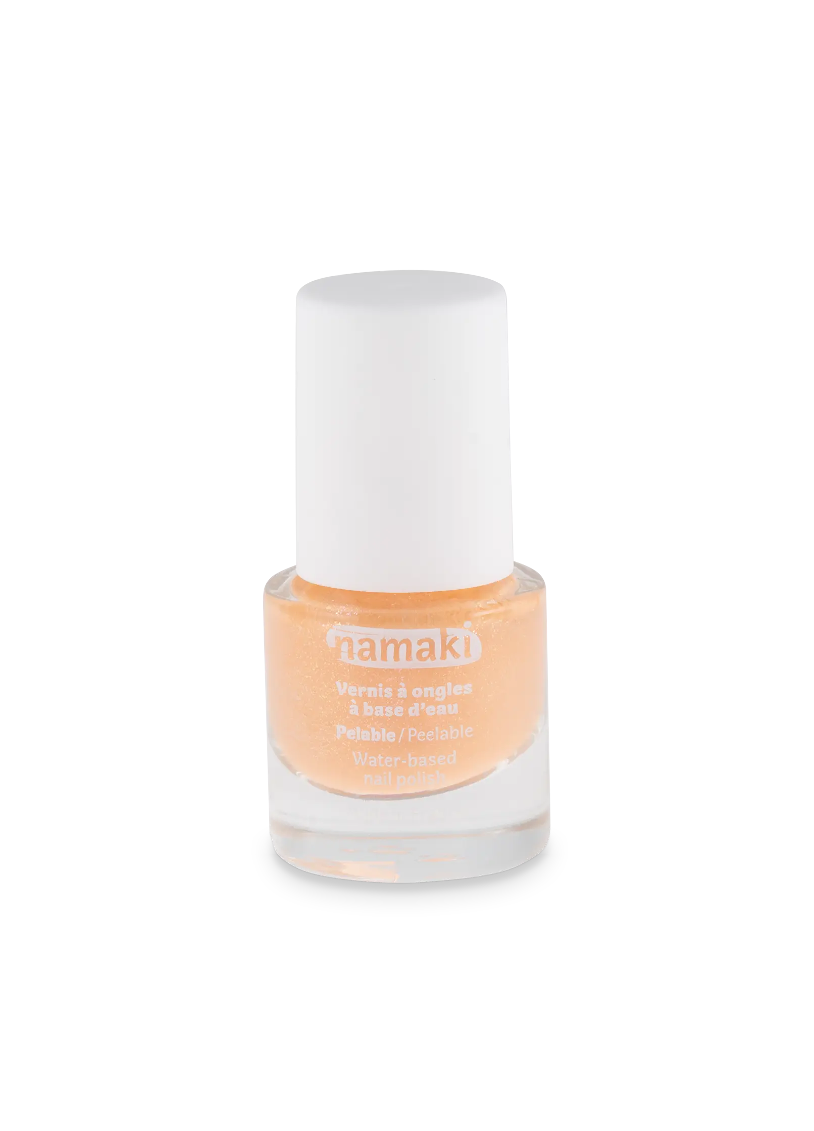 vernis à ongle base eau pelable peche