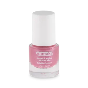 Vernis à l'eau Rose pailleté