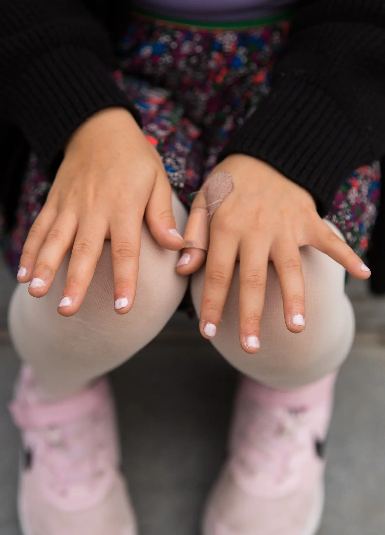 vernis à ongle base eau pelable enfant rose pâle