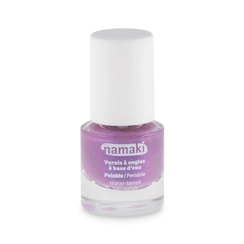 Vernis à l'eau Violet pailleté