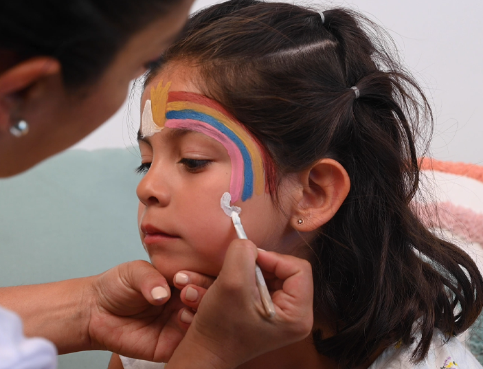 Make-up-Tutorial Regenbogen