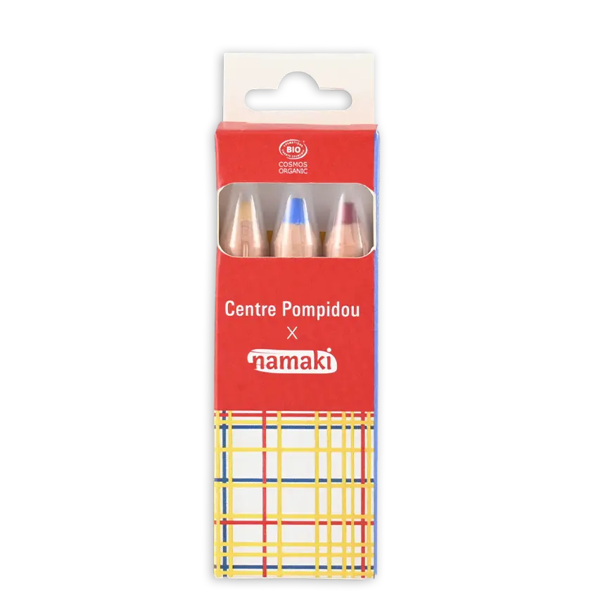 kit de 3 crayons thème Pompidou