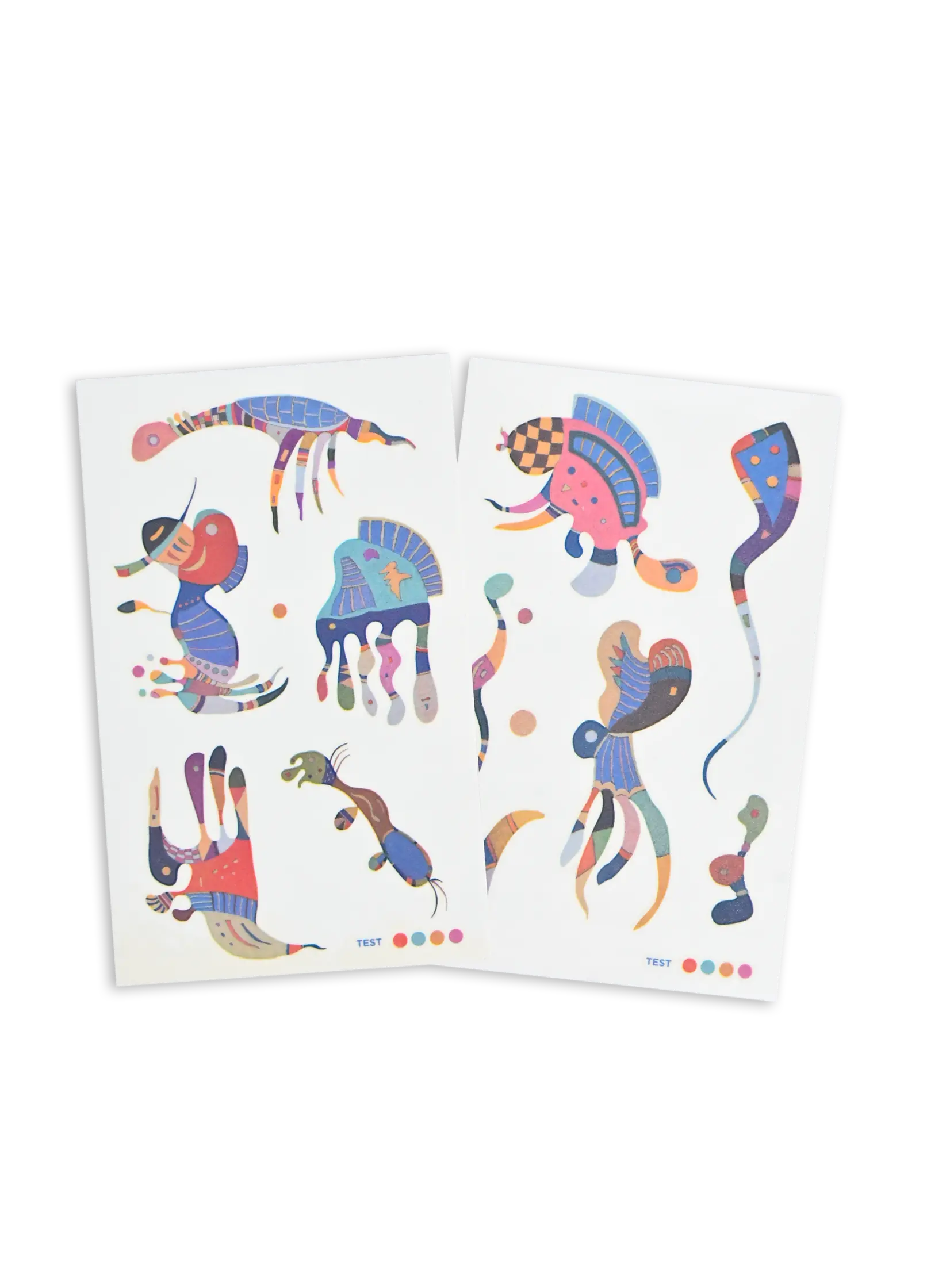Planche tatouage enfant bio