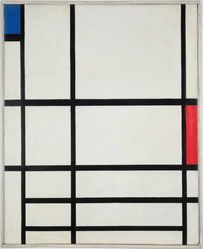 Black Mondrian artwork