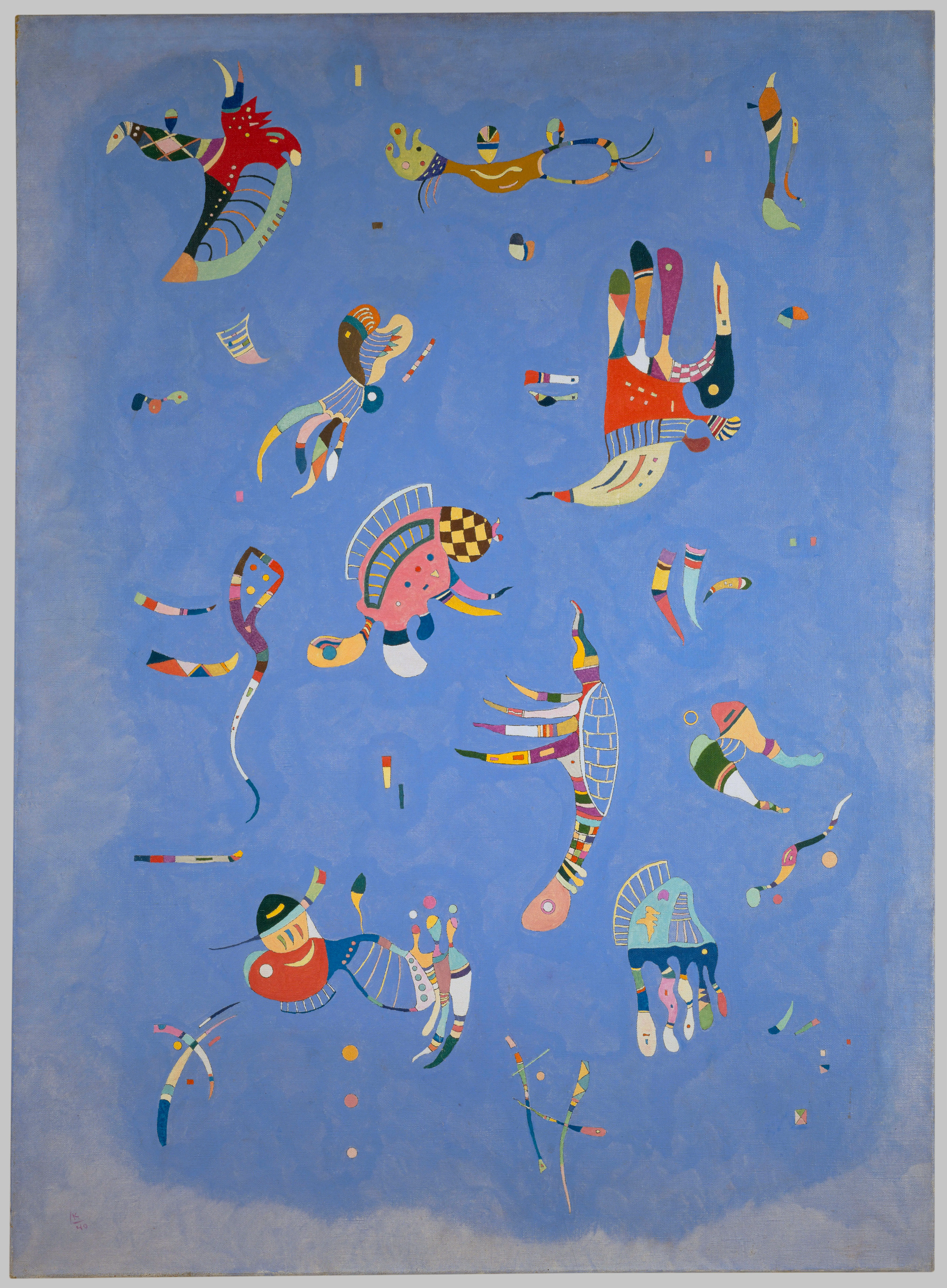 oeuvre Bleu du Ciel Kandinsky