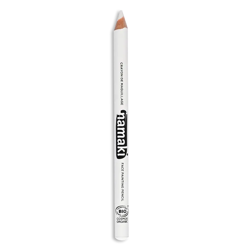 crayon de maquillage fin blanc bio