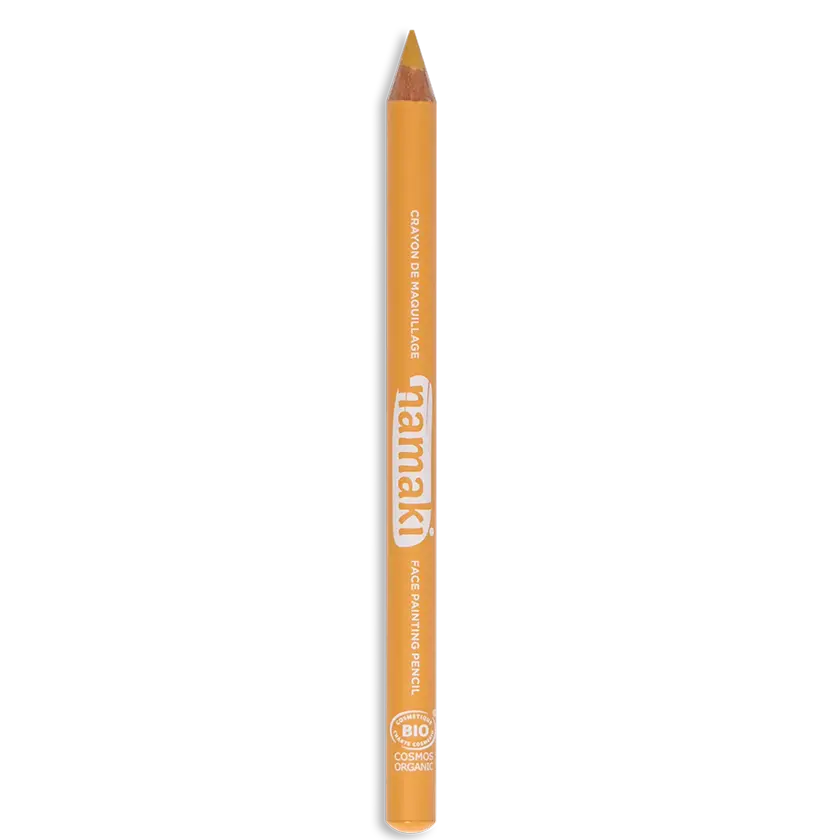crayon de maquillage fin jaune bio