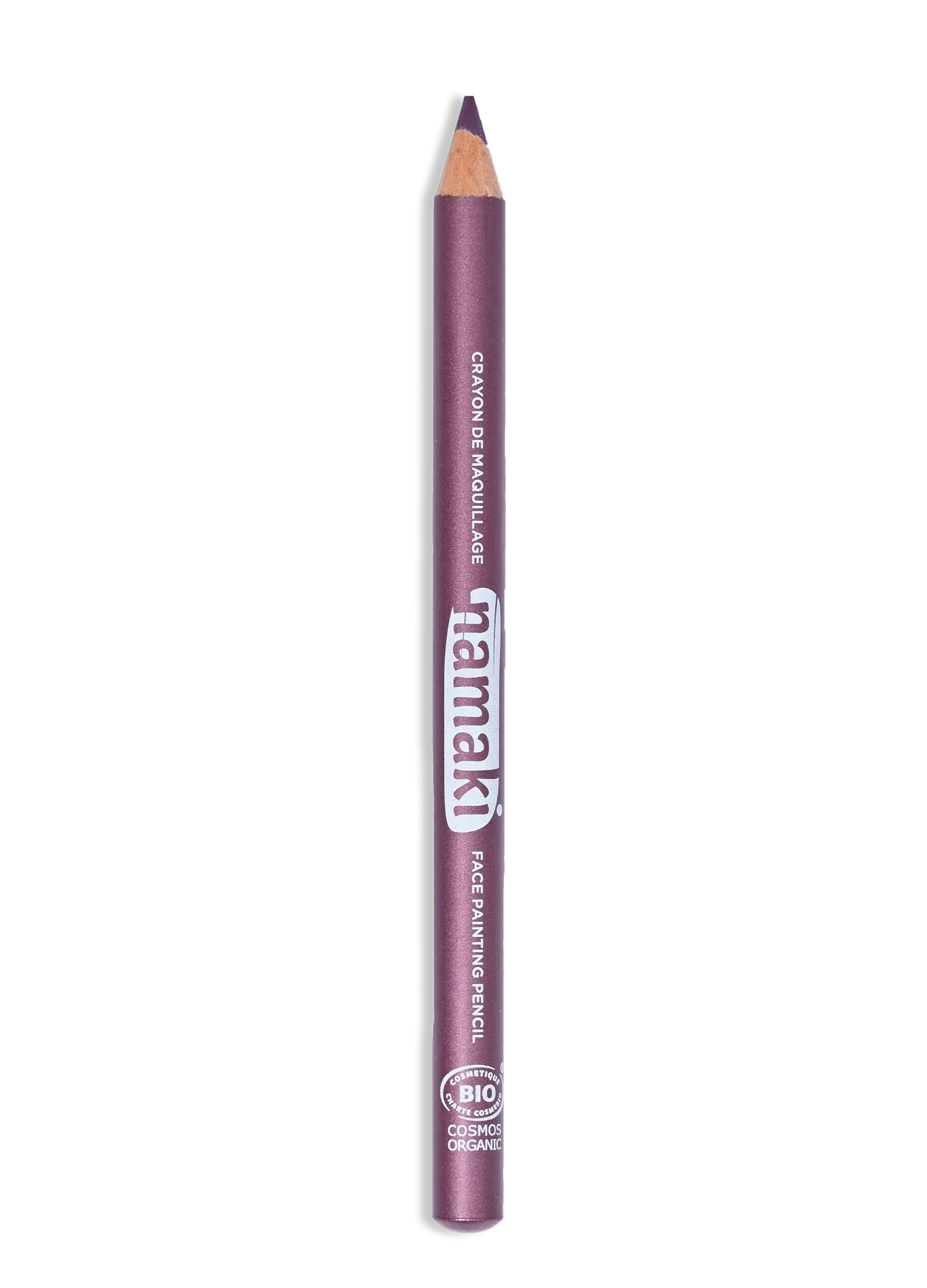 crayon de maquillage fin violet