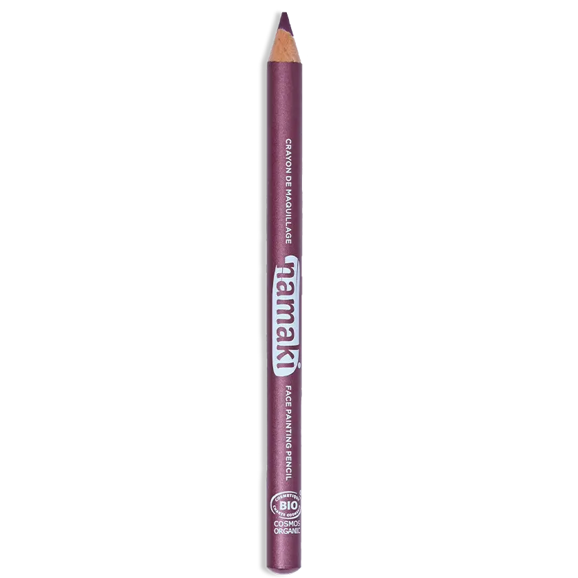 crayon de maquillage fin violet