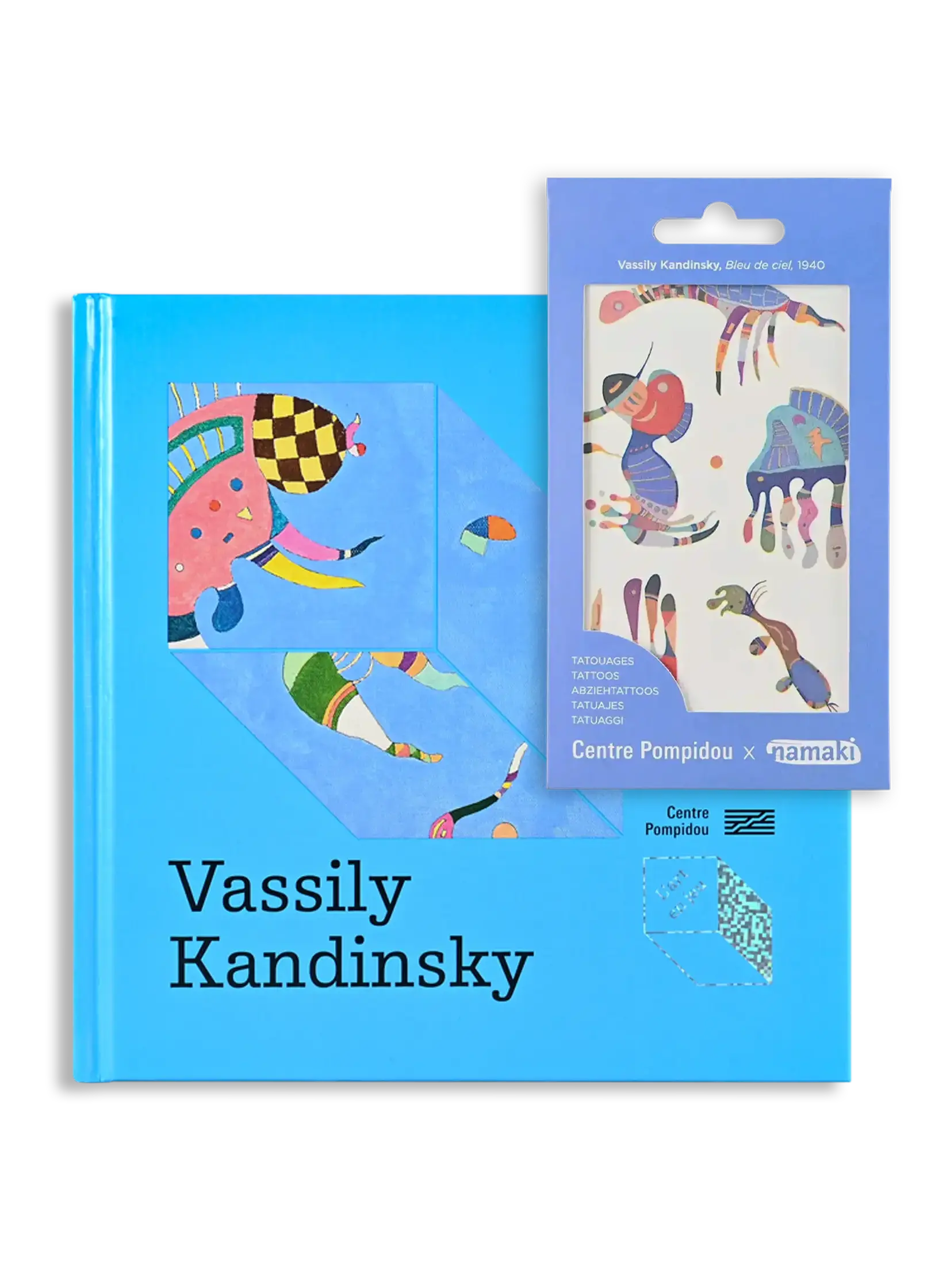 livre Kandinsky, Bleu de Ciel et tatouages enfants
