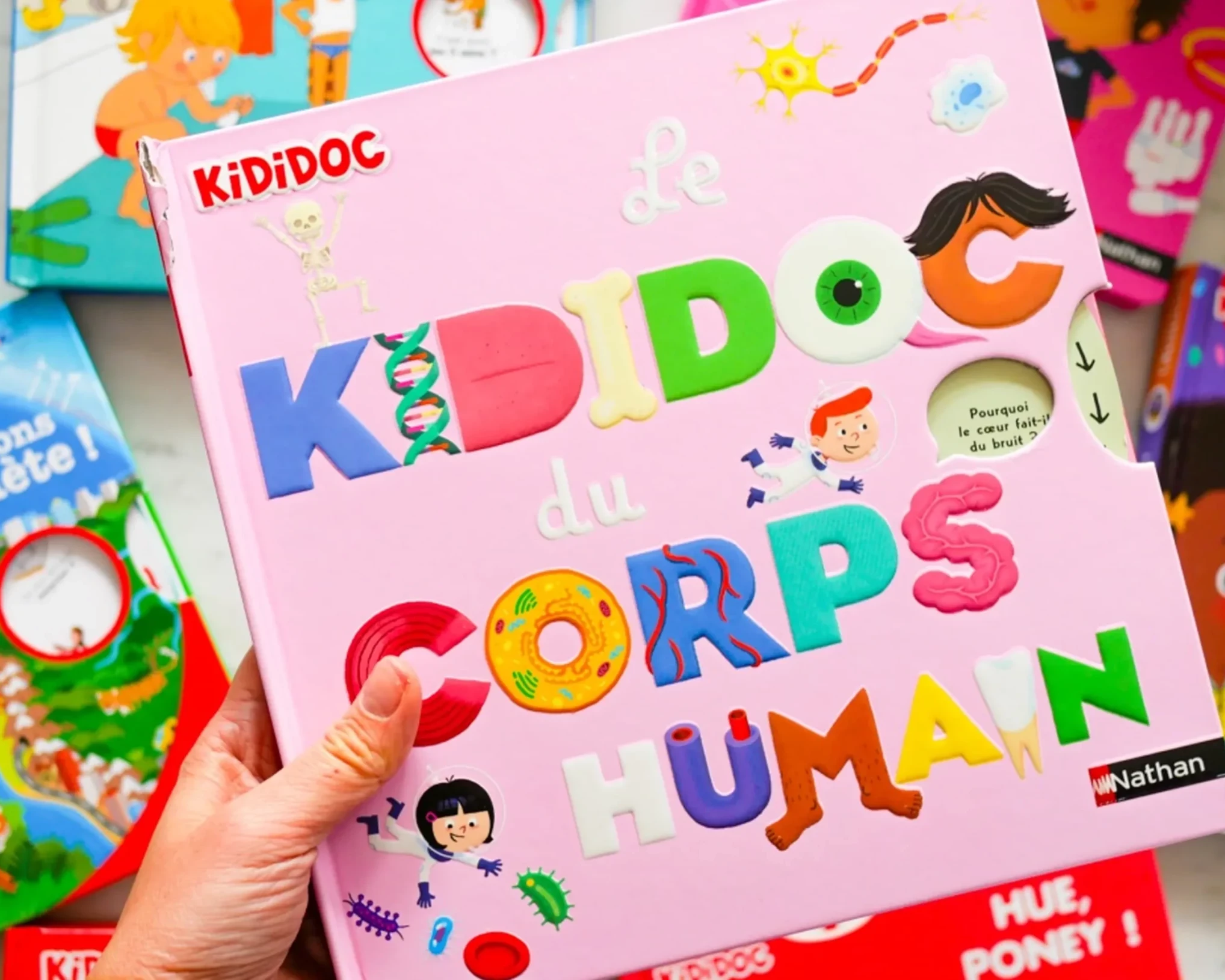 livre kididoc pour enfants corps humain